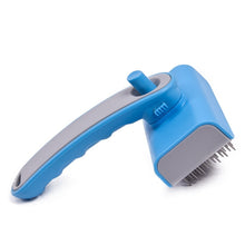 Load image into Gallery viewer, High quality Long wooden handle pet  double-faced  hair  brush