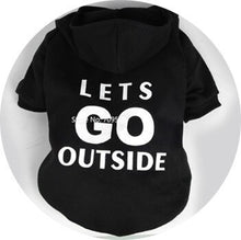 Load image into Gallery viewer, Lets Go Outside Dog Sweater