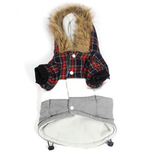 Load image into Gallery viewer, Leather&amp;Grid Coat